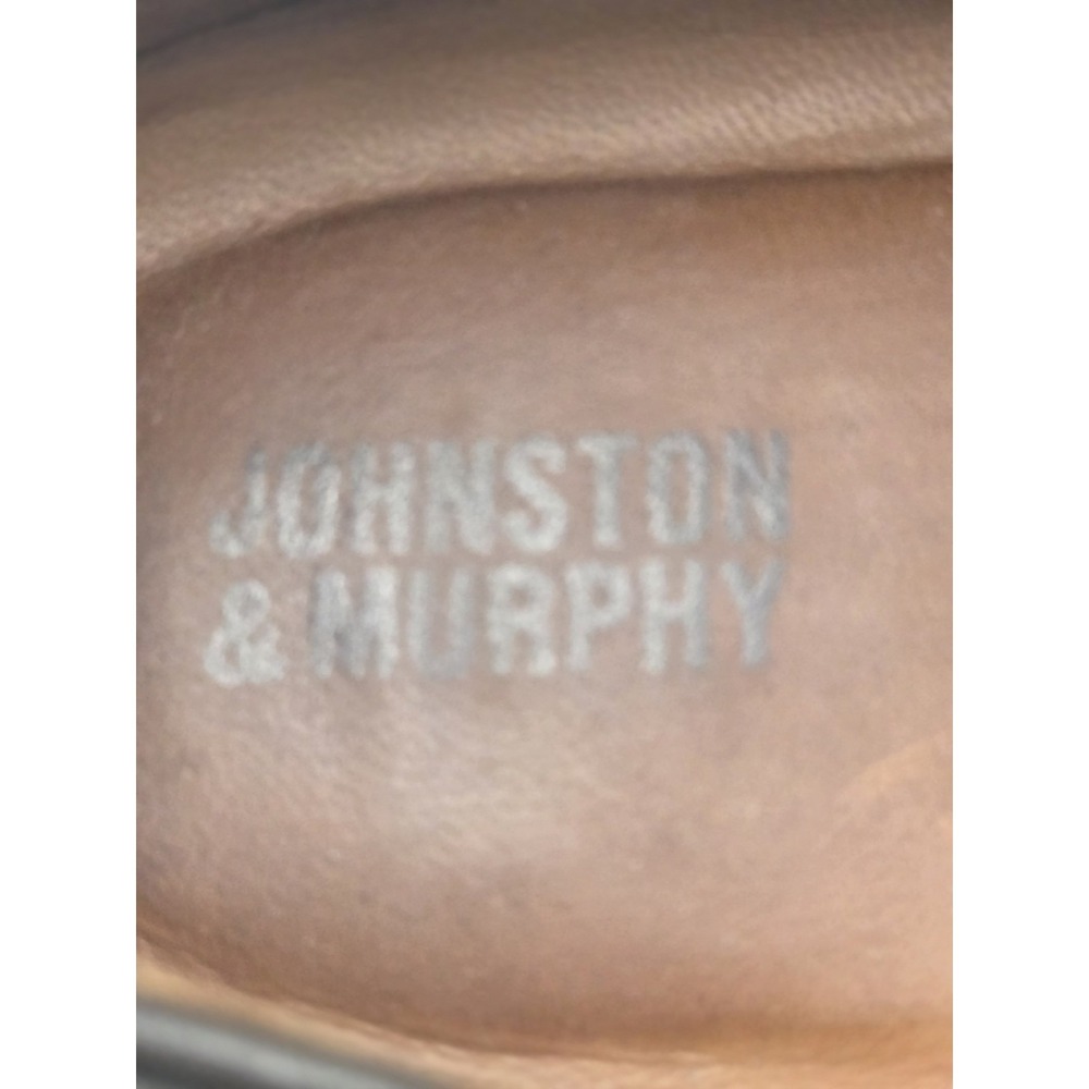 Johnston & Murphy Hollins Wingtip Dress Shoes Men's 11.5M Tan Brush Off Leather - Picture 4 of 5